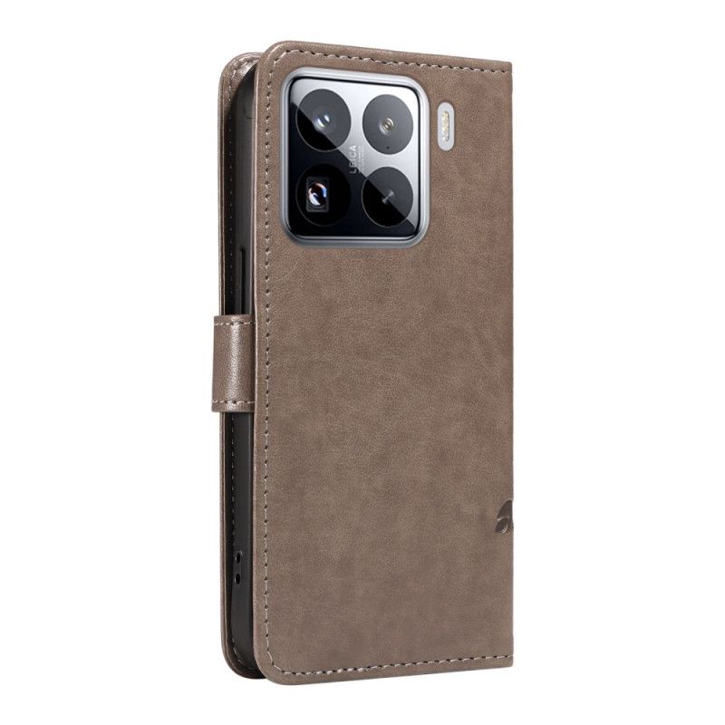 Kotelot Xiaomi 15 Pro Kukka- Ja Perhoskuvio