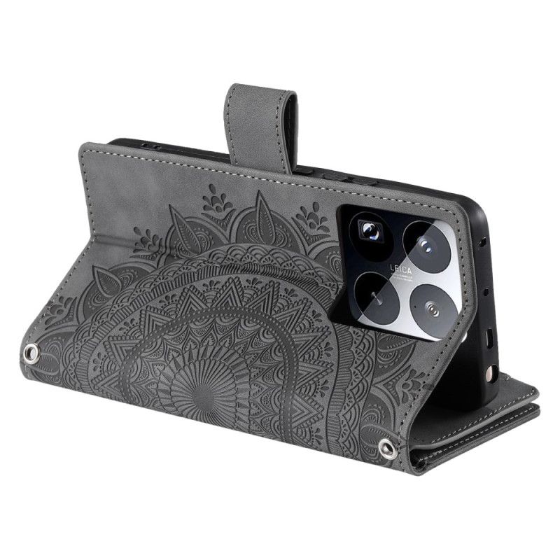 Kotelot Xiaomi 15 Pro Mandala-mokkanahkainen Lompakko Suojakuori