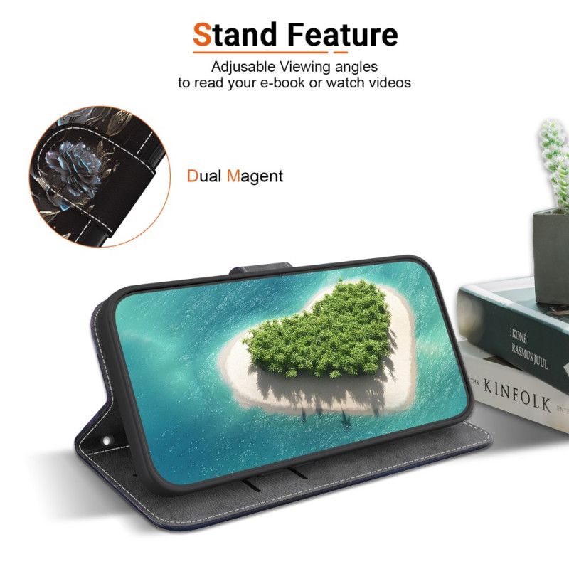 Kotelot Xiaomi 15 Pro Musta Ruusu Suojakuori