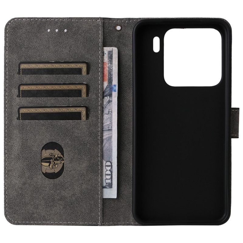 Kotelot Xiaomi 15 Pro Puhelinkuoret Rfid-suojattu Mokkanahkakuvio