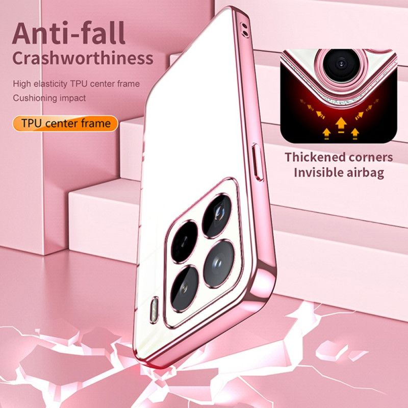 Kuori Xiaomi 15 Pro Metalliefektireunus Suojakuori