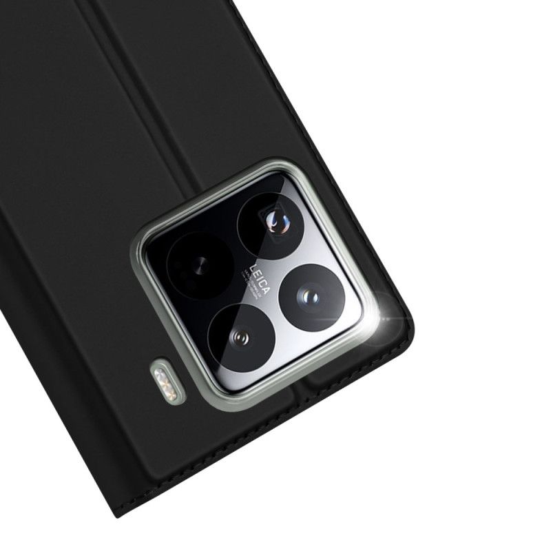 Nahkakotelo Xiaomi 15 Pro Skin Pro -sarjan Dux Ducis Suojakuori