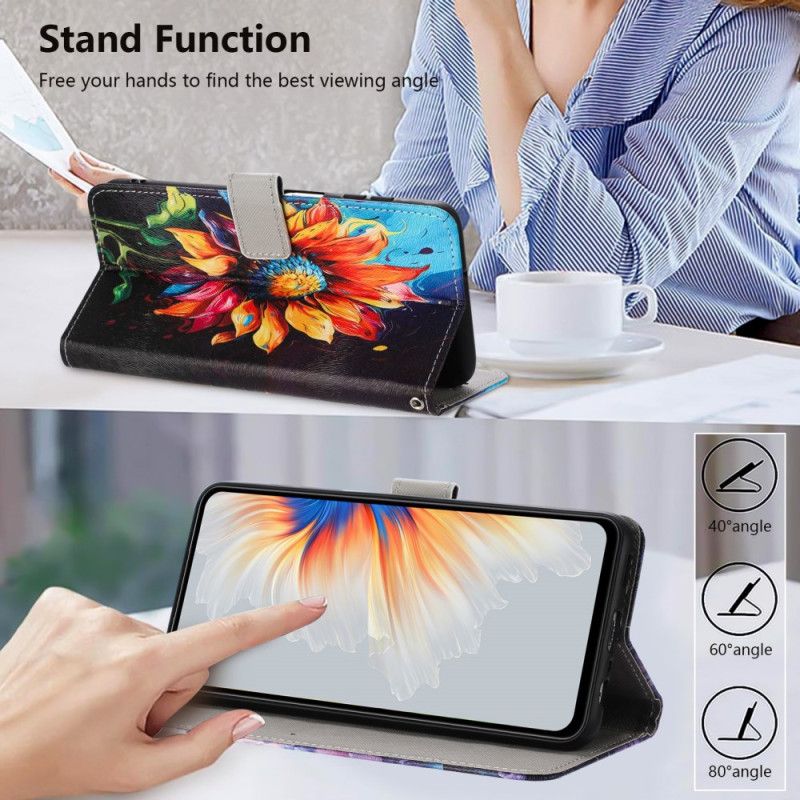 Kotelot Google Pixel 10a Auringonkukkakuvio