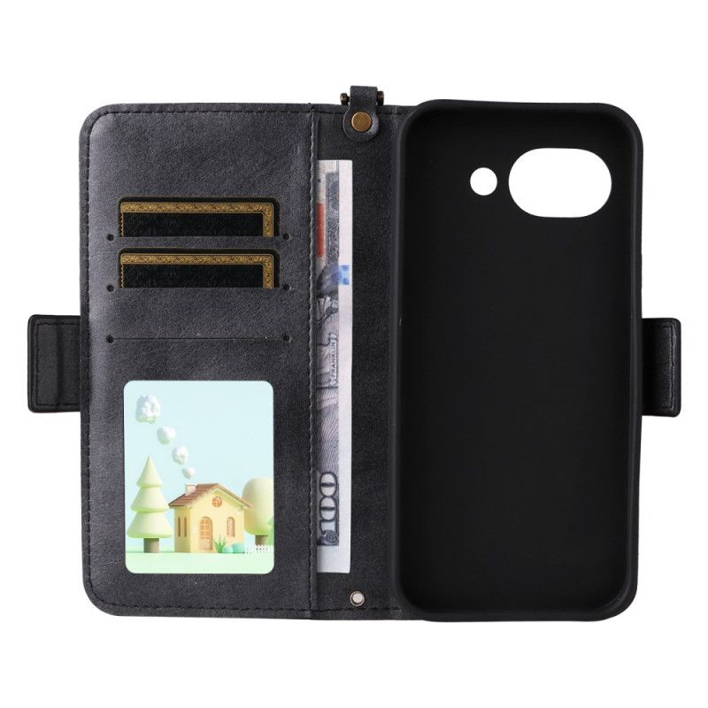 Kotelot Google Pixel 10a Vintage-lompakko Ja Olkahihna