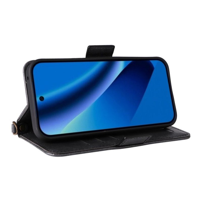 Kotelot Google Pixel 10a Vintage-lompakko Ja Olkahihna