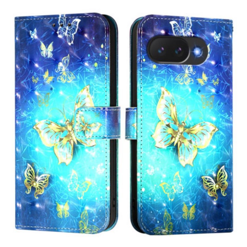 Kuoret Google Pixel 10a Kultaisia Perhosia