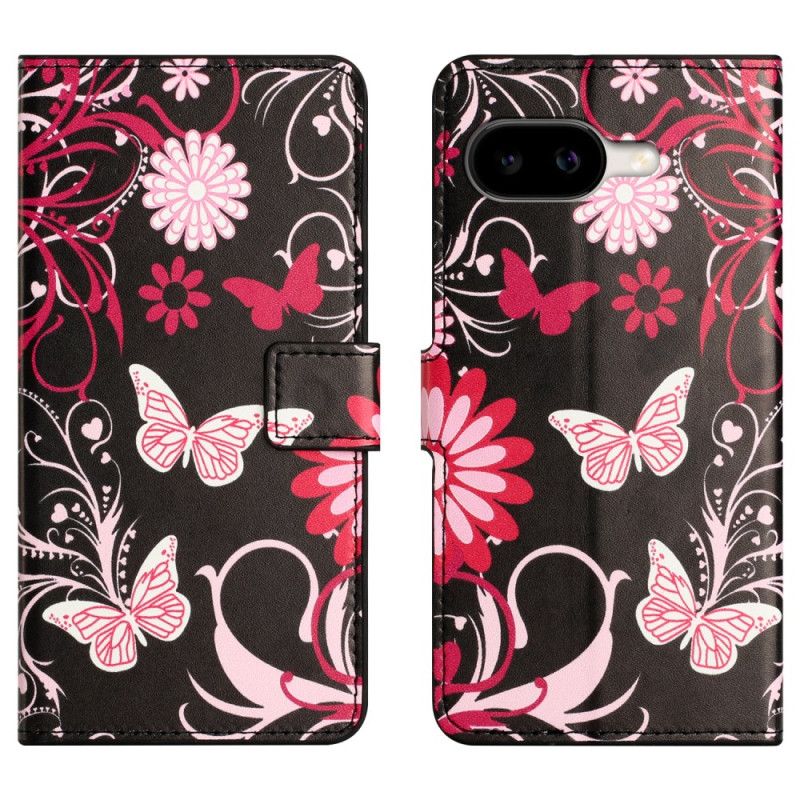 Kuoret Google Pixel 10a Perhosia Mustalla Taustalla