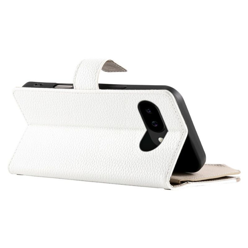 Nahkakotelo Google Pixel 10a Kaksivärinen Lompakko Hihnoilla