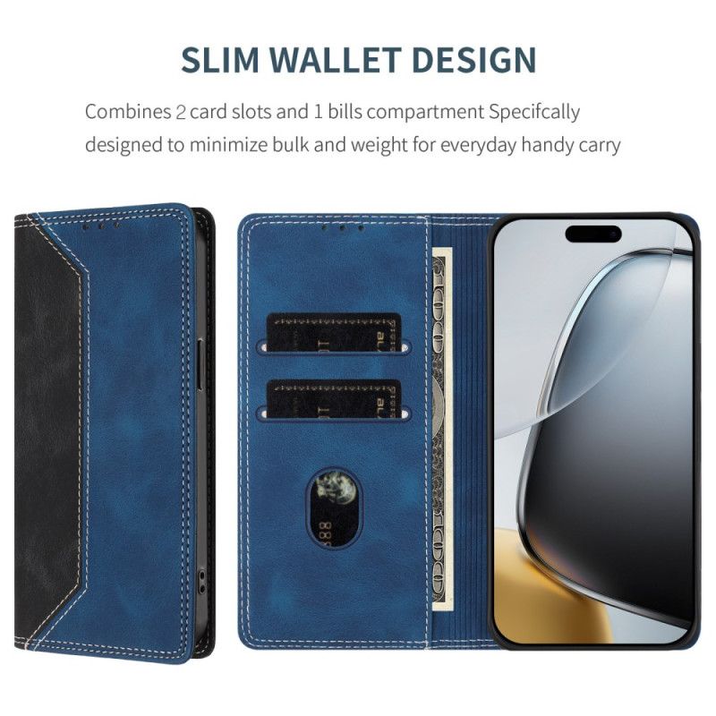 Nahkakotelo Google Pixel 10a Kaksivärinen Rfid-suojattu Suojakuori