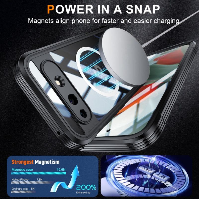 Puhelinkuoret Google Pixel 10a Magneettinen Karkaistulla Lasisella Näytönsuojalla