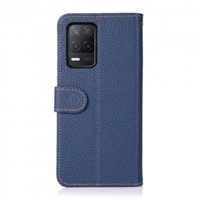 Flip Kotelot Realme 8 5g Litchi Khazneh Nahkaa