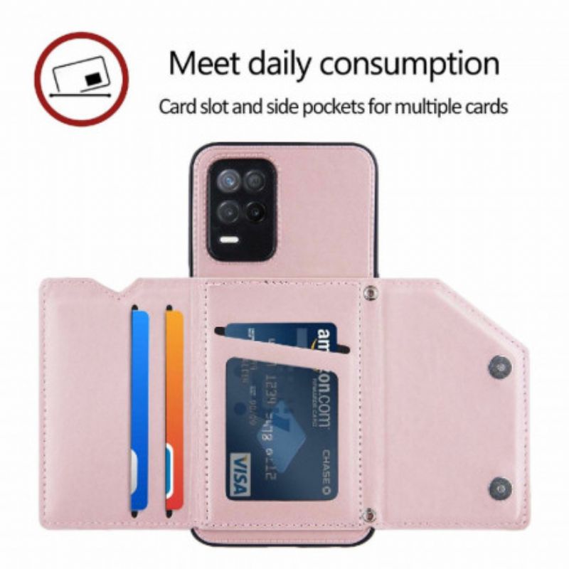 Kuori Realme 8 5g Olkahihna Korttipidike Suojakuori