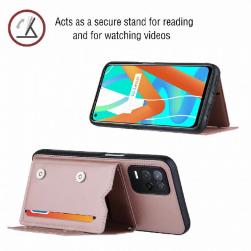 Kuori Realme 8 5g Olkahihna Korttipidike Suojakuori