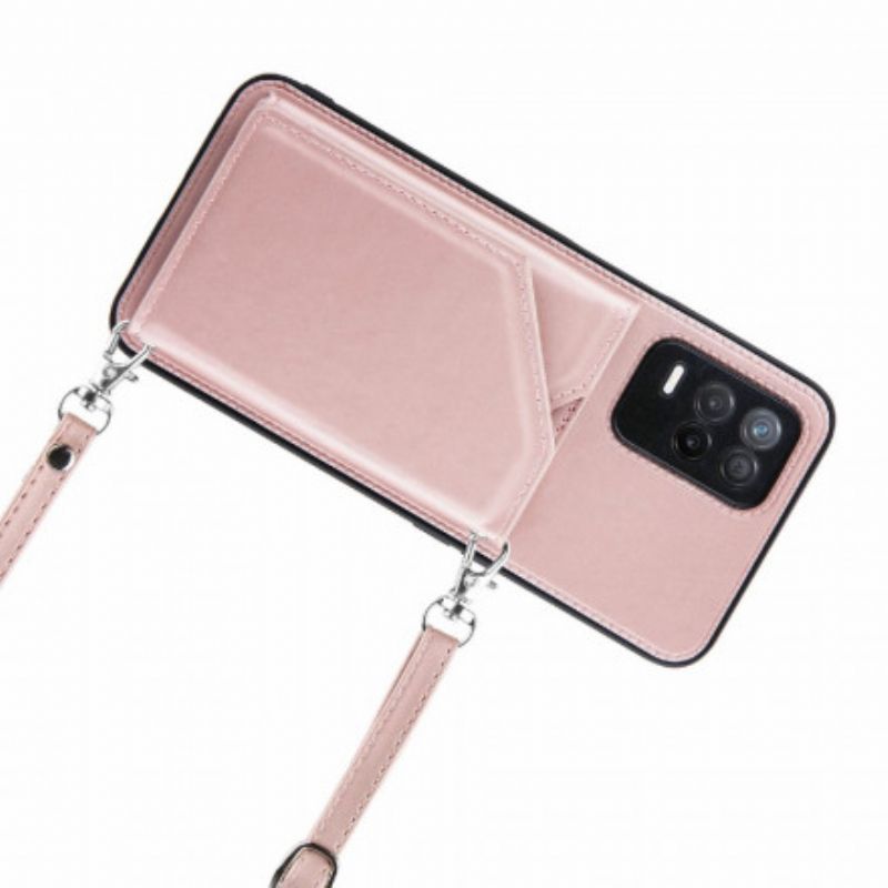 Kuori Realme 8 5g Olkahihna Korttipidike Suojakuori