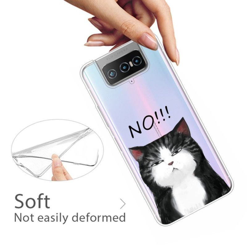 Kuori Asus Zenfone 7 / 7 Pro Kissa. Joka Sanoo Ei