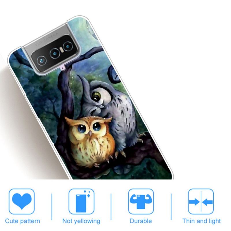 Kuori Asus Zenfone 7 / 7 Pro Pöllömaalaus