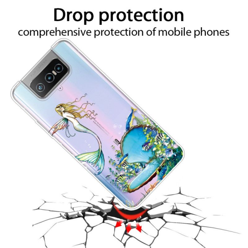 Kuori Asus Zenfone 7 / 7 Pro Sininen Sireeni