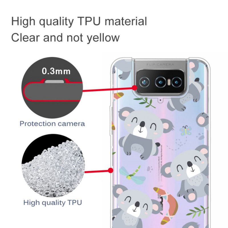 Kuori Asus Zenfone 7 / 7 Pro Söpö Koala Suojakuori