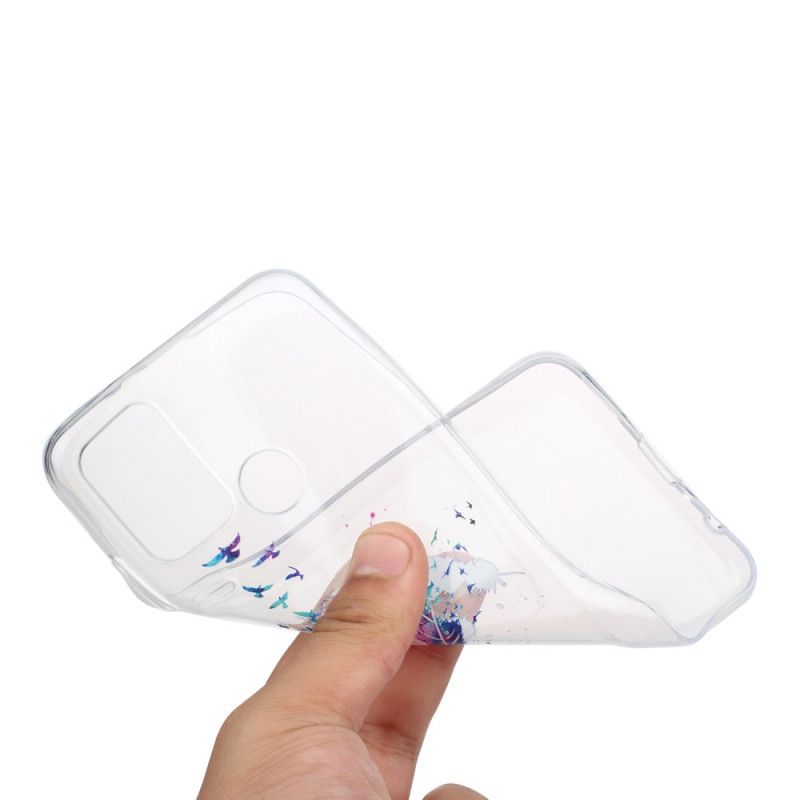 Kuori Honor 9A Läpinäkyvät Höyhenet
