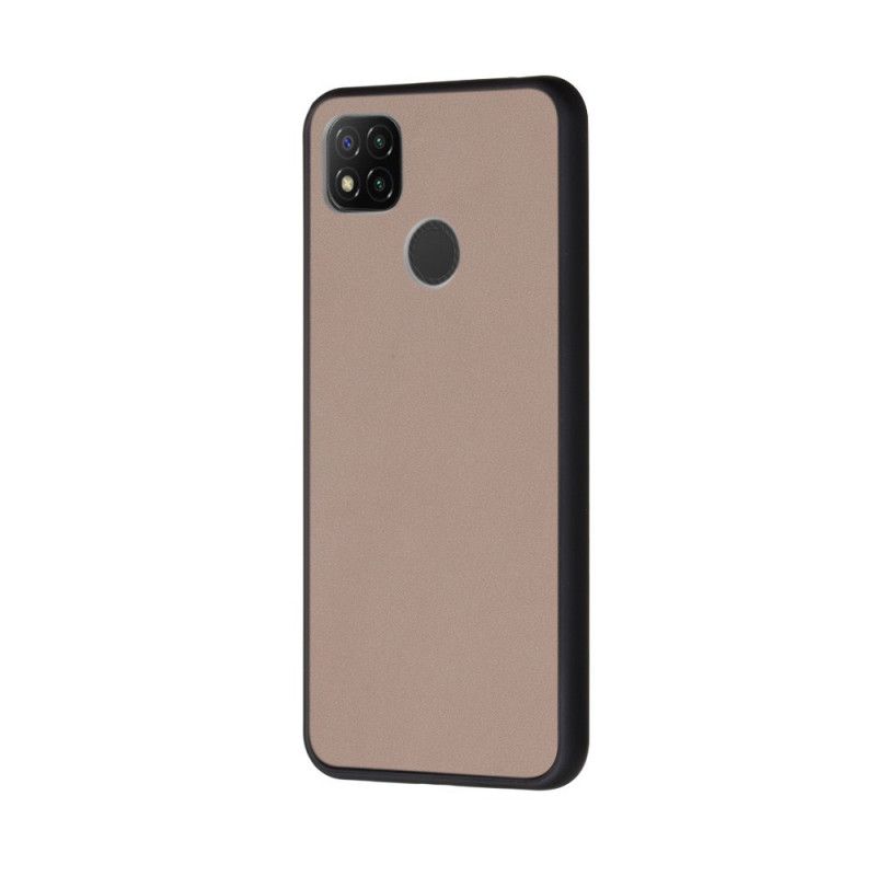 Kuori Xiaomi Redmi 9C Punainen Musta Hybridi. Jossa On Värilliset Reunat Suojakuori
