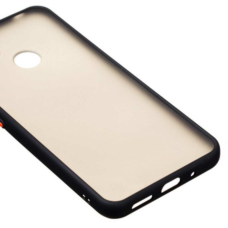 Kuori Xiaomi Redmi 9C Punainen Musta Hybridi. Jossa On Värilliset Reunat Suojakuori