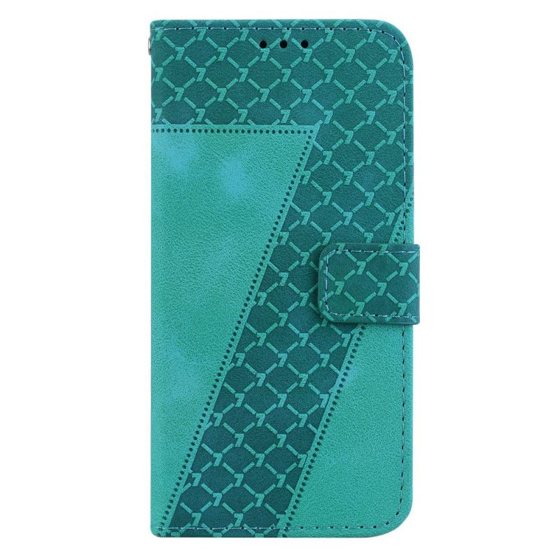 Nahkakotelo Realme 12 Pro / 12 Pro Plus Malli 7 Hihnalla