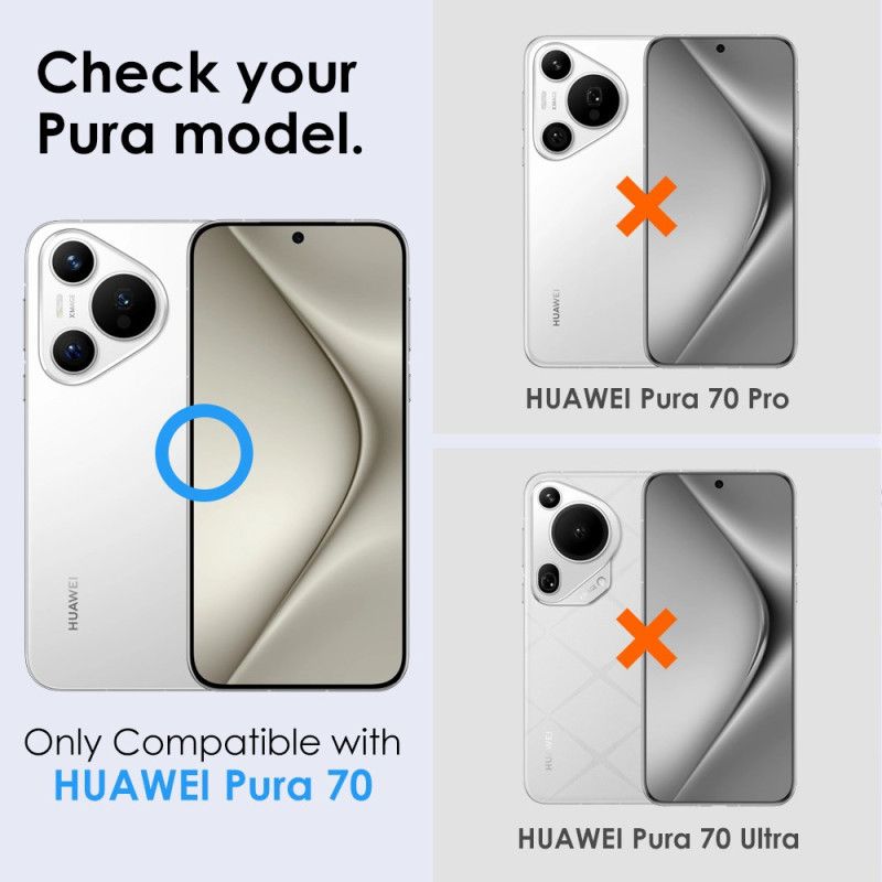 Huawei Pura 70 Northjo Hopeinen Linssisuoja