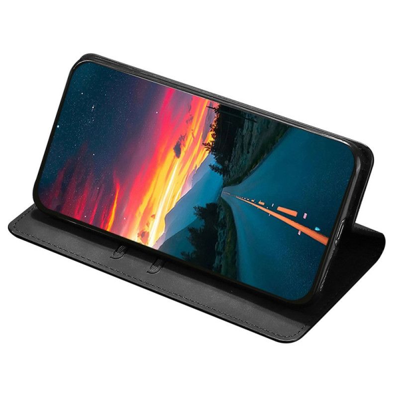 Nahkakotelo Huawei Pura 70 Nahkaefekti