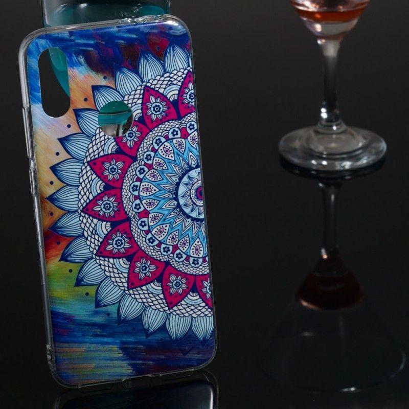 Case Kuoret Xiaomi Redmi Note 7 Puhelinkuoret Fluoresoiva Värillinen Mandala