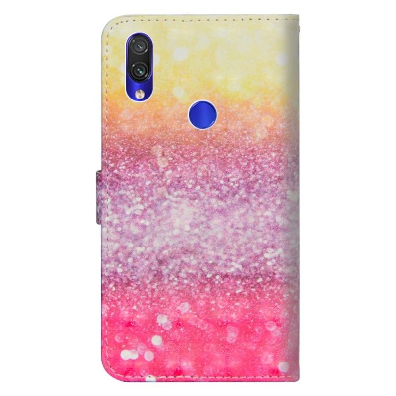 Kotelot Xiaomi Redmi Note 7 Gradientti Magenta Kimallus