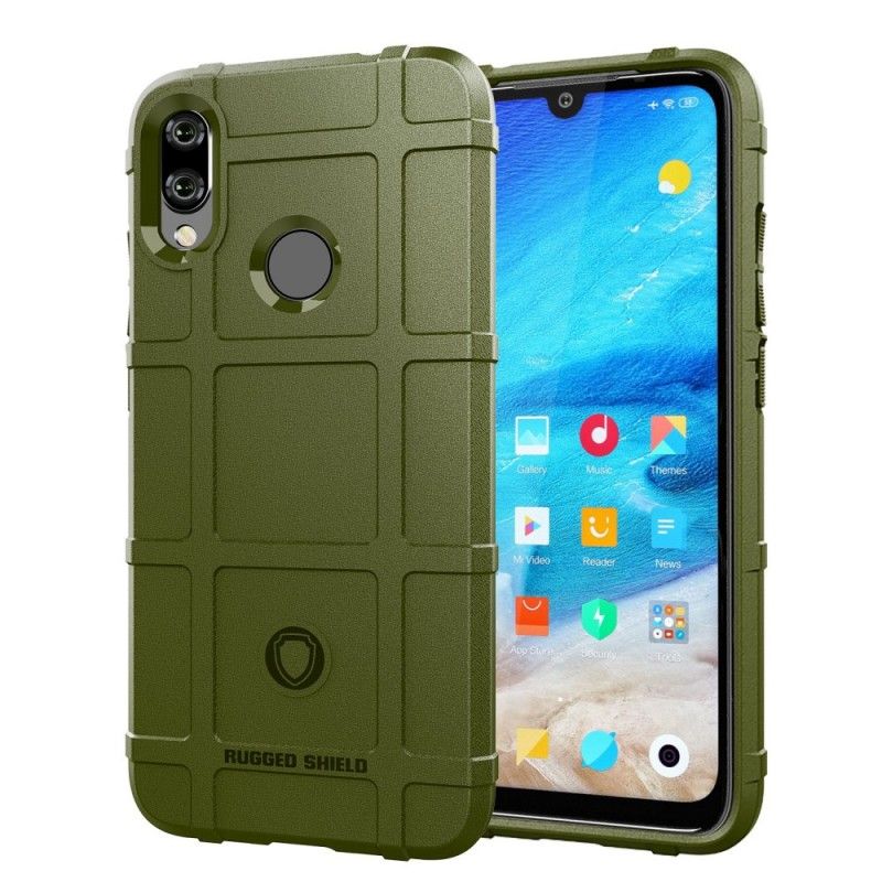 Kuori Xiaomi Redmi Note 7 Harmaa Musta Kestävä Kilpi Suojakuori