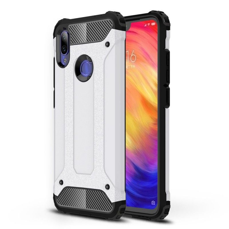 Kuori Xiaomi Redmi Note 7 Valkoinen Musta Perhe Suojakuori