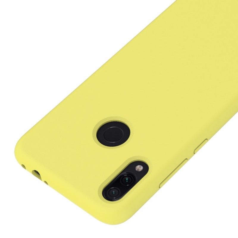 Kuori Xiaomi Redmi Note 7 Valkoinen Musta Silikonineste Suojakuori