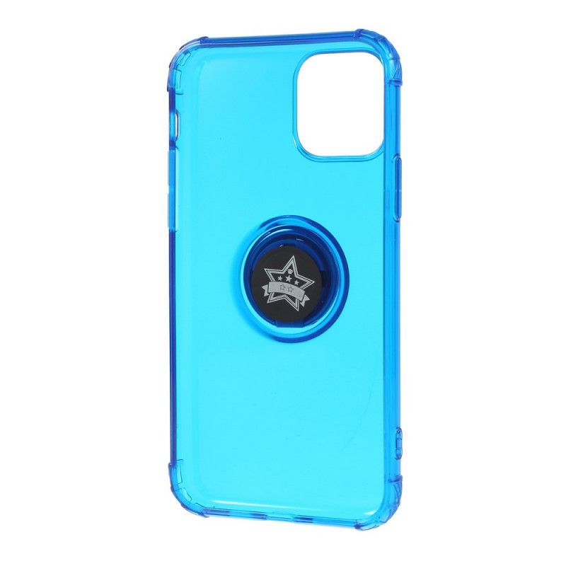 Case Kuoret iPhone 11 Pro Max Läpinäkyvä Puhelinkuoret Läpinäkyvä Metallirengas
