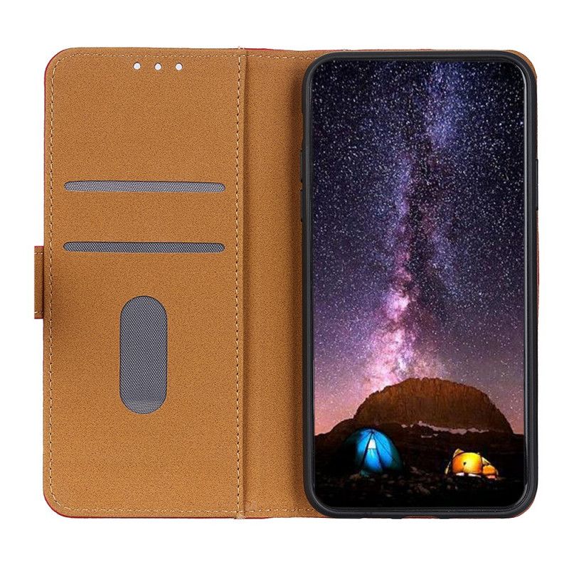 Kotelot iPhone 11 Pro Max Litsi Nahkaa Saumat Suojakuori