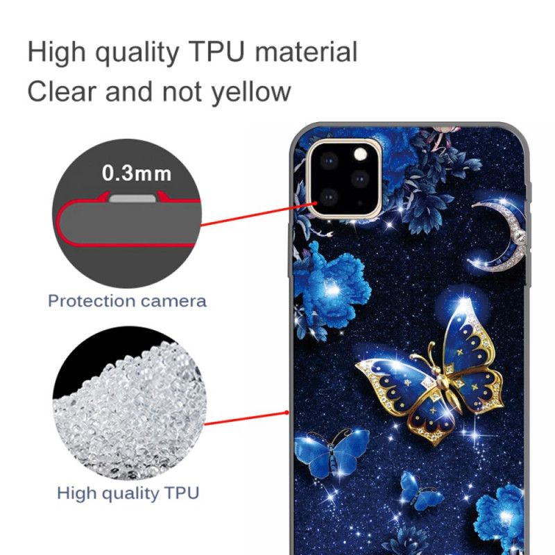 Kuori iPhone 11 Pro Max Perhonen Kuutamoisena Yönä Suojakuori