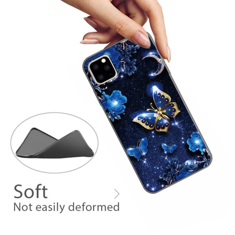 Kuori iPhone 11 Pro Max Perhonen Kuutamoisena Yönä Suojakuori