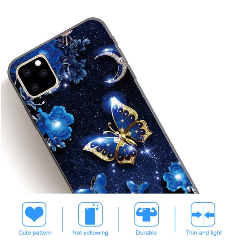 Kuori iPhone 11 Pro Max Perhonen Kuutamoisena Yönä Suojakuori