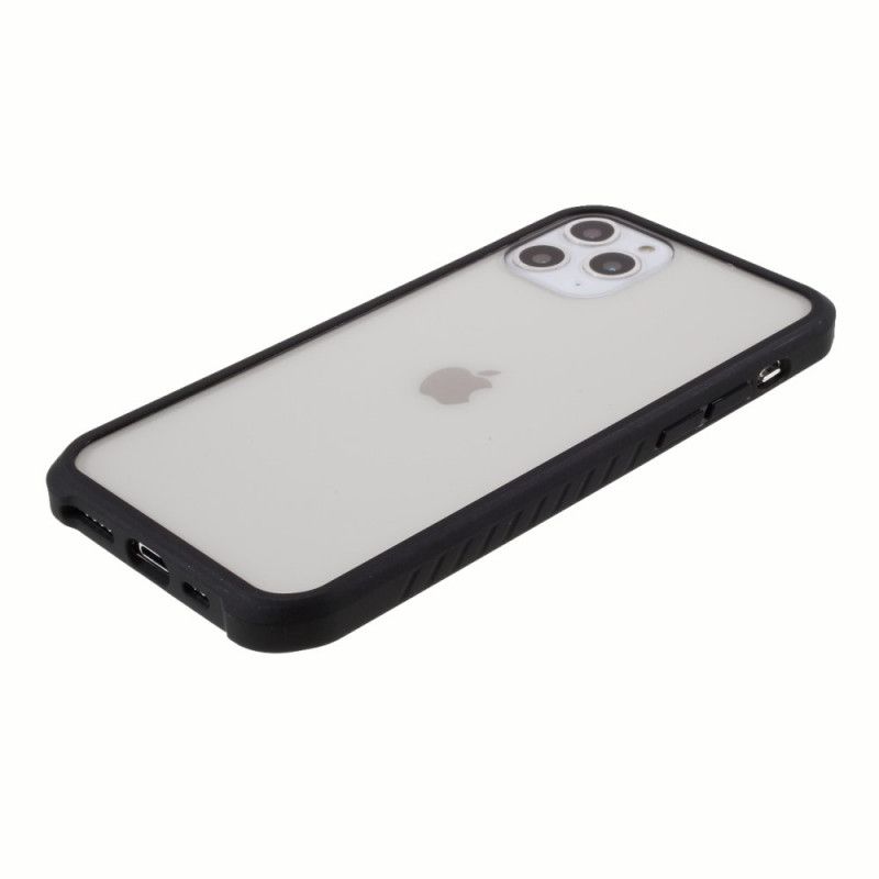 Kuori iPhone 11 Pro Max Puhelinkuoret Karkaistu Lasi Ja Silikoni Kalvolla