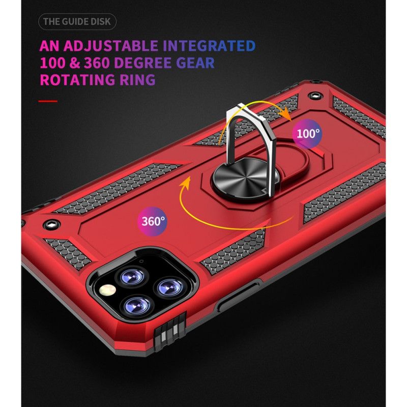 Kuori iPhone 11 Pro Max Punainen Musta Premium-Rengas