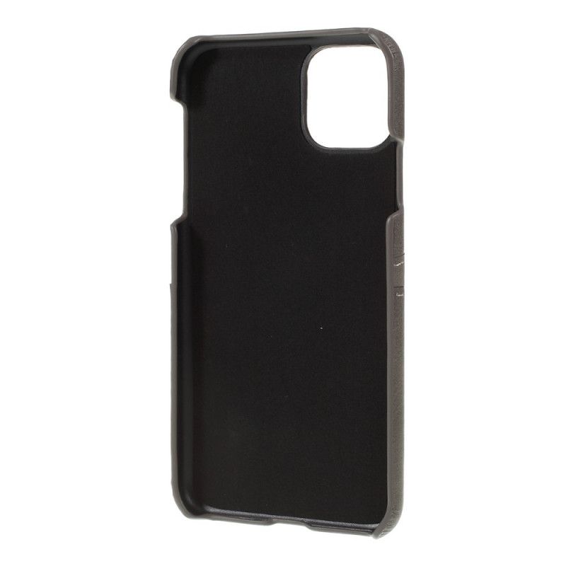 Kuori iPhone 11 Pro Max Tummansininen Musta Kortin Haltija