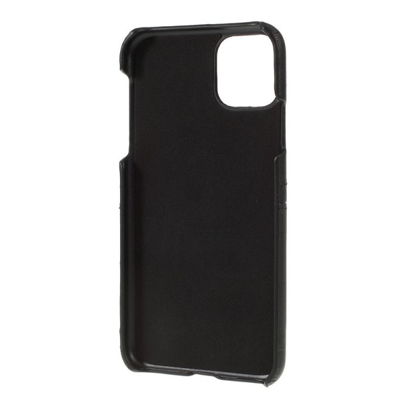 Kuori iPhone 11 Pro Max Tummansininen Musta Kortin Haltija