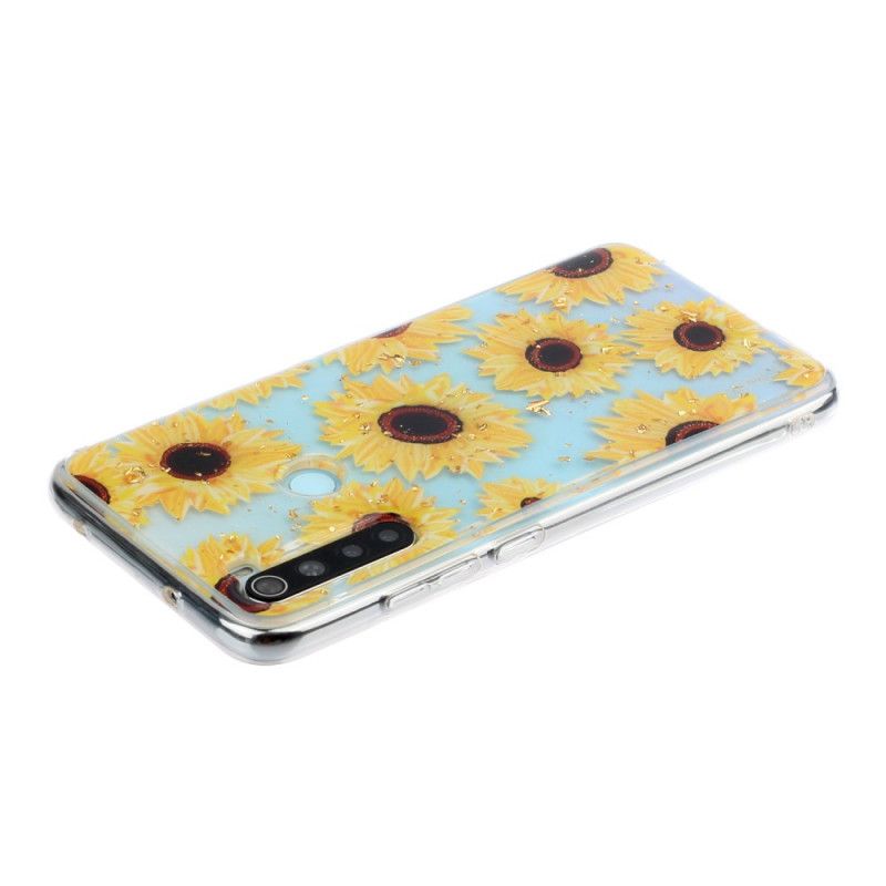 Case Kuoret Xiaomi Redmi Note 8 Puhelinkuoret Useita Auringonkukkia