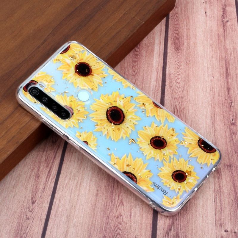 Case Kuoret Xiaomi Redmi Note 8 Puhelinkuoret Useita Auringonkukkia