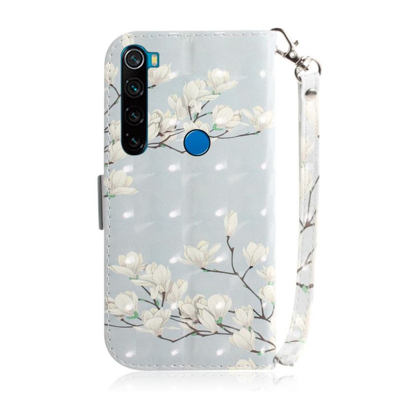 Kotelot Xiaomi Redmi Note 8 Kukkiva Puu. Jossa On Remmi Suojakuori