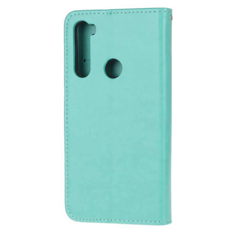 Kotelot Xiaomi Redmi Note 8 Punainen Harmaa Aasian Perhoset Ja Kukat Suojakuori
