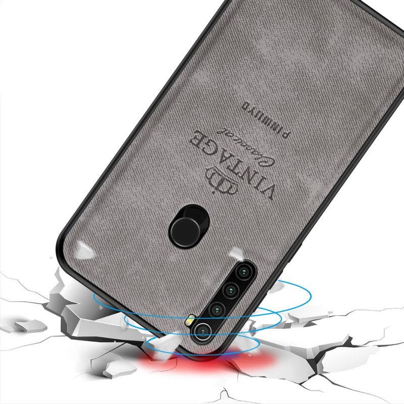 Kuori Xiaomi Redmi Note 8 Harmaa Musta Kunniallinen Vintage Pinwuyo Suojakuori