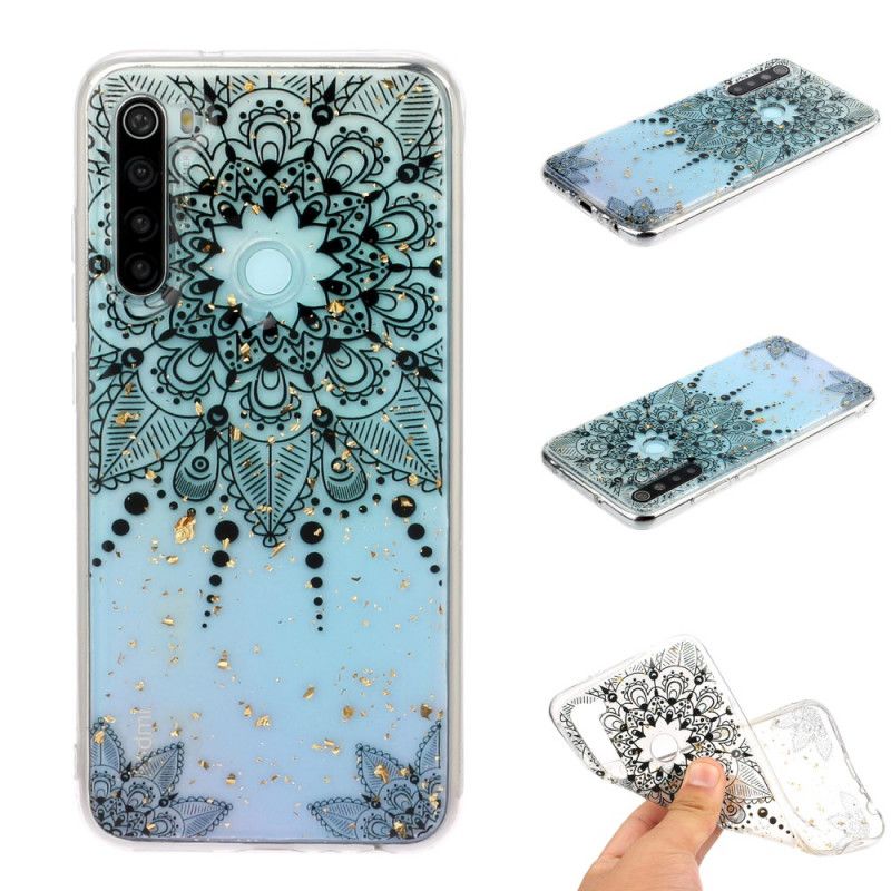 Kuori Xiaomi Redmi Note 8 Läpinäkyvä Harmaa Mandala