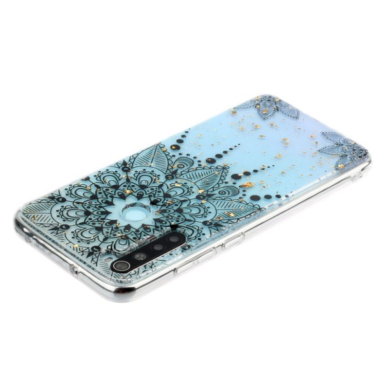 Kuori Xiaomi Redmi Note 8 Läpinäkyvä Harmaa Mandala