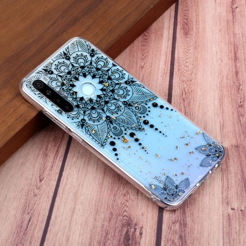 Kuori Xiaomi Redmi Note 8 Läpinäkyvä Harmaa Mandala